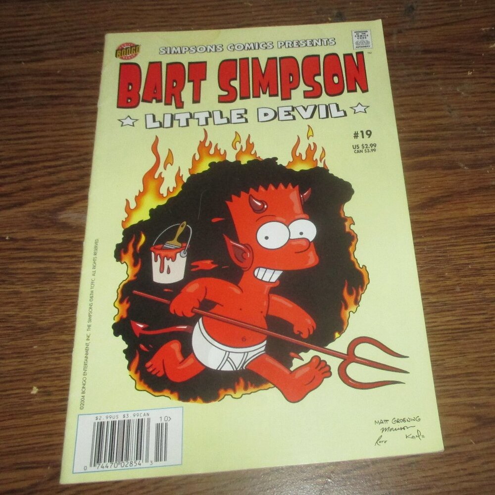 Bart Simpson #19 (2004, Bongo Comics)
